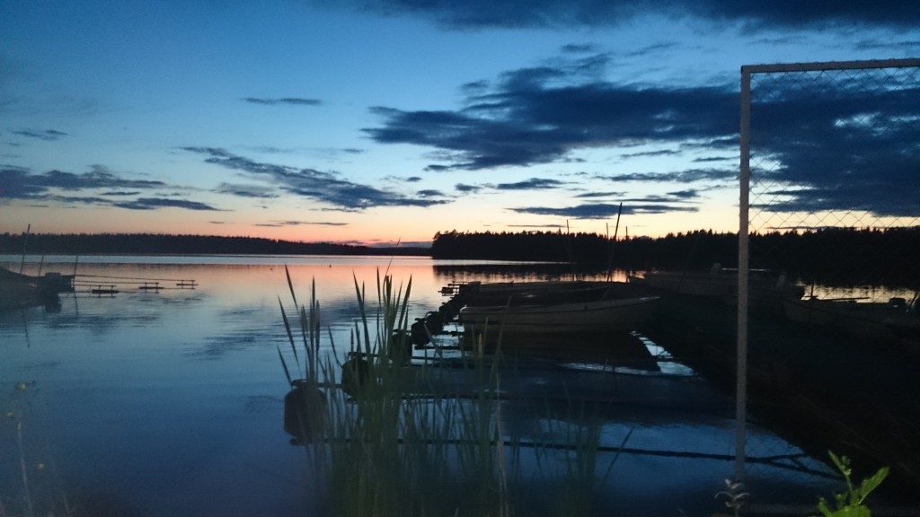 Sista solen över Örken.